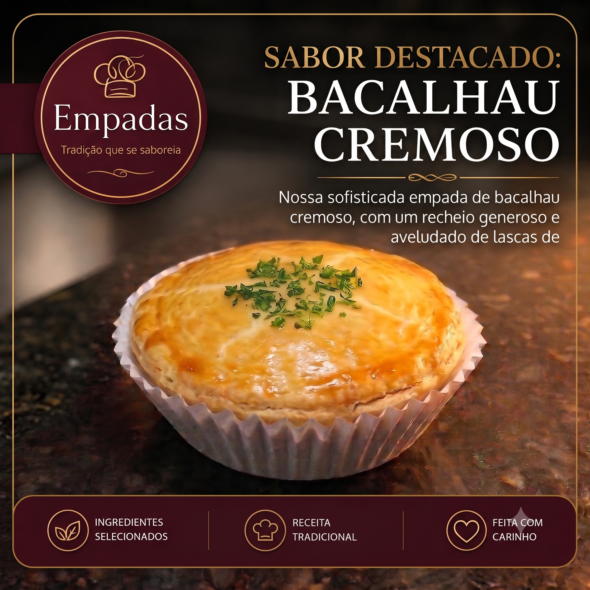 Empada de Bacalhau
